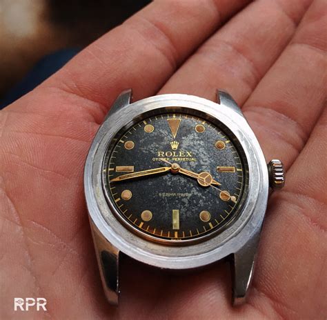 patina dial rolex|rolex 6205 patina reviews.